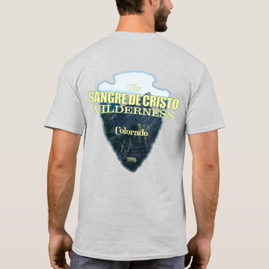 Sangre de Cristo WA (pijlpunt) T-shirt (Achterkant)