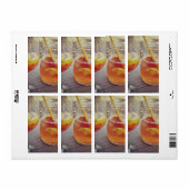 Sangria and Sunshine Etiket (Full Sheet)