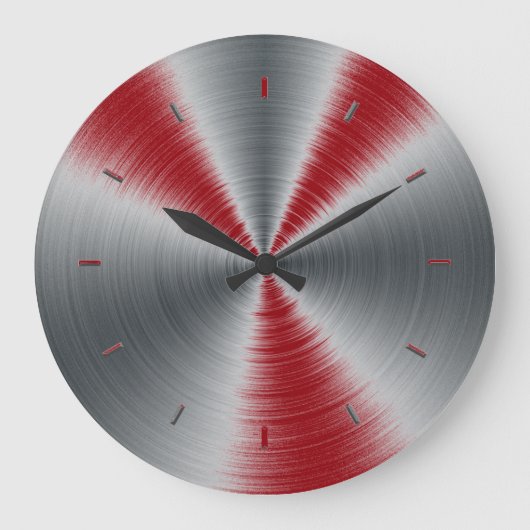 Sangria benadrukt één kleur grote klok (Voorkant)