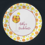 Sangria-bruiloft, vrijgezellenfeest of Vrijgezelle Papieren Bordje<br><div class="desc">Sangria papieren borden voor een leuke,  fiesta thema bruiloft douche,  vrijgezellenfeest,  of een andere gelegenheid. U kunt de tekst aanpassen aan uw evenement.</div>