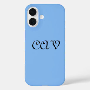 Sangria Cornflower Blue iPhone 16 Hoesje