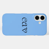 Sangria Cornflower Blue Case-Mate iPhone Case (Achterkant (horizontaal))