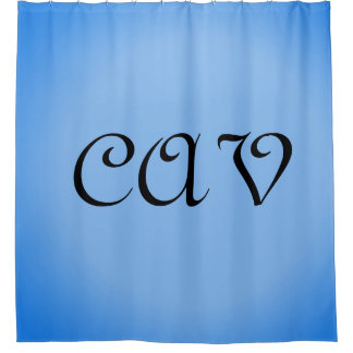 Sangria Cornflower Blue Douchegordijn