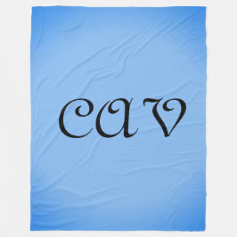 Sangria Cornflower Blue Fleece Deken