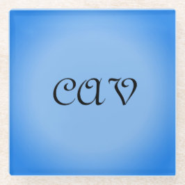 Sangria Cornflower Blue Glazen Onderzetter