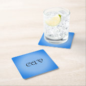 Sangria Cornflower Blue Kartonnen Onderzetters (Insitu)