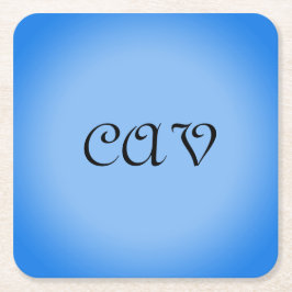 Sangria Cornflower Blue Kartonnen Onderzetters