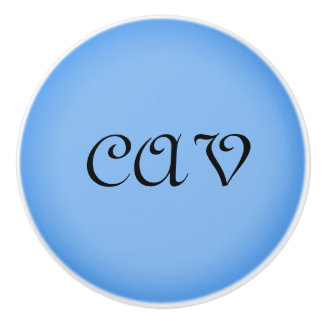 Sangria Cornflower Blue Keramische Knop