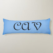 Sangria Cornflower Blue Lichaamskussen (Voorkant)