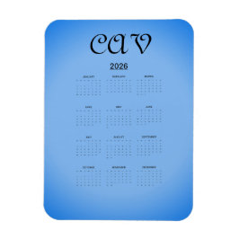 Sangria Cornflower Blue  Magneet