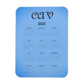 Sangria Cornflower Blue Magneet (Verticaal)