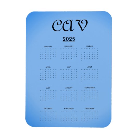 Sangria Cornflower Blue Magneet (Verticaal)