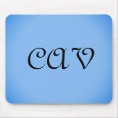 Sangria Cornflower Blue Muismat (Voorkant)