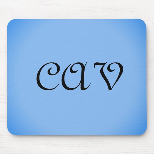 Sangria Cornflower Blue Muismat (Voorkant)