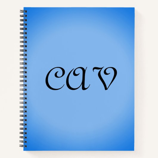 Sangria Cornflower Blue Notitieboek (Voorkant)