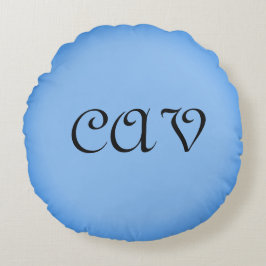 Sangria Cornflower Blue Rond Kussen