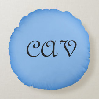 Sangria Cornflower Blue Rond Kussen