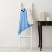 Sangria Cornflower Blue Sherpa Deken (In situ)