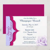 Sangria en Lavendar Vrijgezellenfeest Invites Kaart (Voorkant / Achterkant)