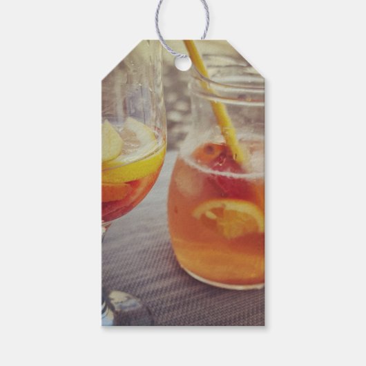 Sangria en Zonneschijn Cadeaulabel (Voorkant)