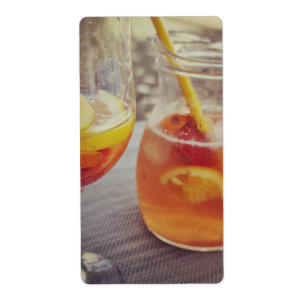 Sangria en Zonneschijn Etiket