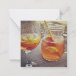 Sangria en Zonneschijn Notitiekaartje