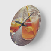 Sangria en Zonneschijn Ronde Klok (Hoek)