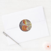 Sangria en Zonneschijn Ronde Sticker (Envelop)