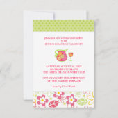 Sangria Garden Party-uitnodigingen Kaart (Voorkant)