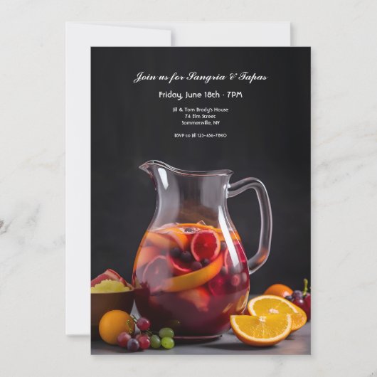 Sangria Kan Kaart (Voorkant)