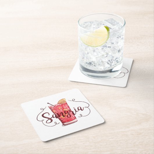 Sangria Kartonnen Onderzetters (Insitu)