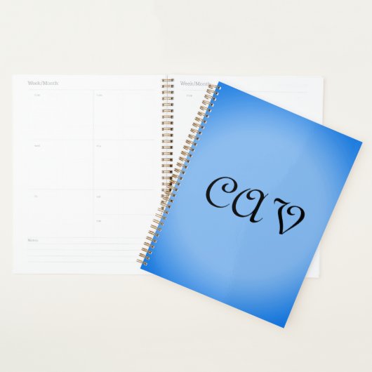 Sangria korenbloem blauw planner (Display)