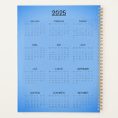 Sangria korenbloem blauw planner (Achterkant)