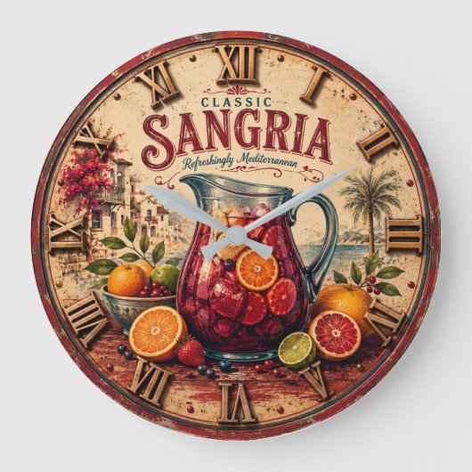 Sangria Mediterranean Spanish Wine Rustic Bar Grote Klok (Voorkant)