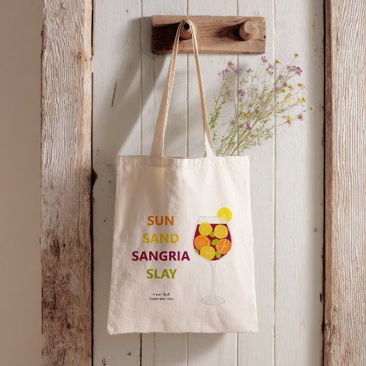 Sangria Meisjesuitje Strandweekend Tote Bag