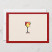 Sangria met Fruit Tapas Party Invitation Kaart (Achterkant)
