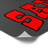 Sangria Monkey Style, voeg tekst toe Poster (Hoek)