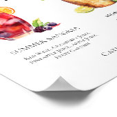 Sangria Moscow Mule Signature Cocktails Menu Poster (Hoek)