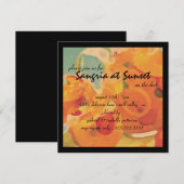 Sangria op zonsondergang op uitnodiging van de Dec (Voorkant / Achterkant)