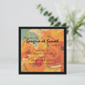 Sangria op zonsondergang op uitnodiging van de Dec (Staand voorkant)