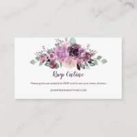 Sangria Paars Mauve Bloemstuk RSVP Online |