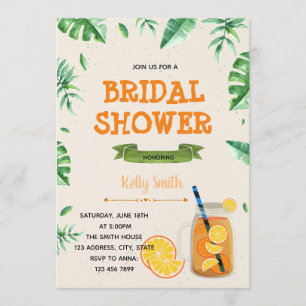 Sangria party thema uitnodiging