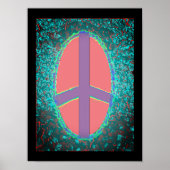 Sangria Peace Sign Poster (Voorkant)