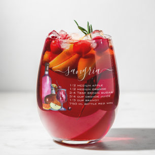 Sangria Recept Wijnglas Zonder Voet