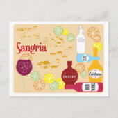 Sangria Red Wine Cocktail Briefkaart (Voorkant)