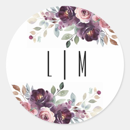 Sangria Ronde Sticker (Voorkant)