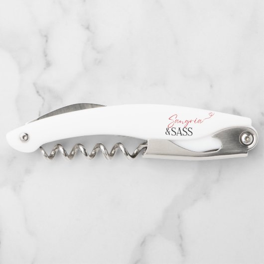 Sangria & Sass Kurkentrekker (Achterkant)