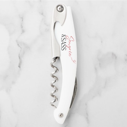 Sangria & Sass Kurkentrekker (Voorkant)