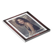Sangria Shine Pageant Handtekeningblok Notitieblok (Schuin)