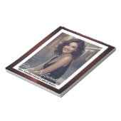 Sangria Shine Pageant Handtekeningblok Notitieblok (Linkerzijde)